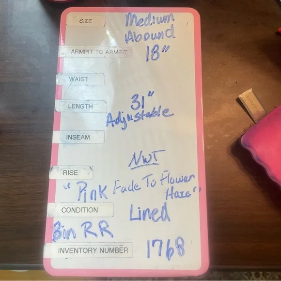 NWT ABOUND Floral Pink and Purple Lined Smocked Back Slip Dress Size Medium - Picture 15 of 15